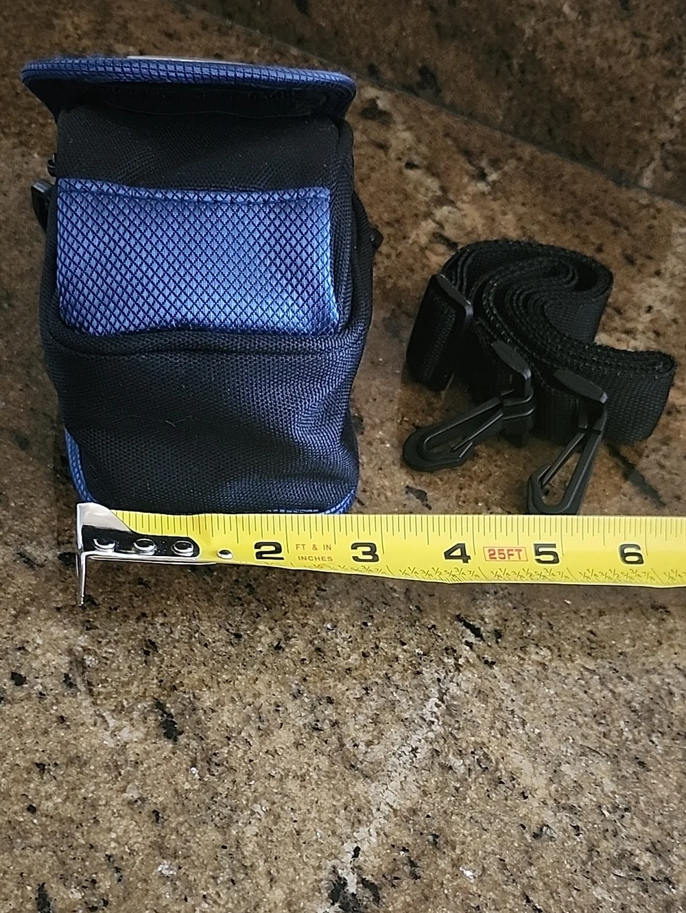 Digital Concepts Compact Camera Bag/Case Blue/Black Adjustable Shoulder Strap